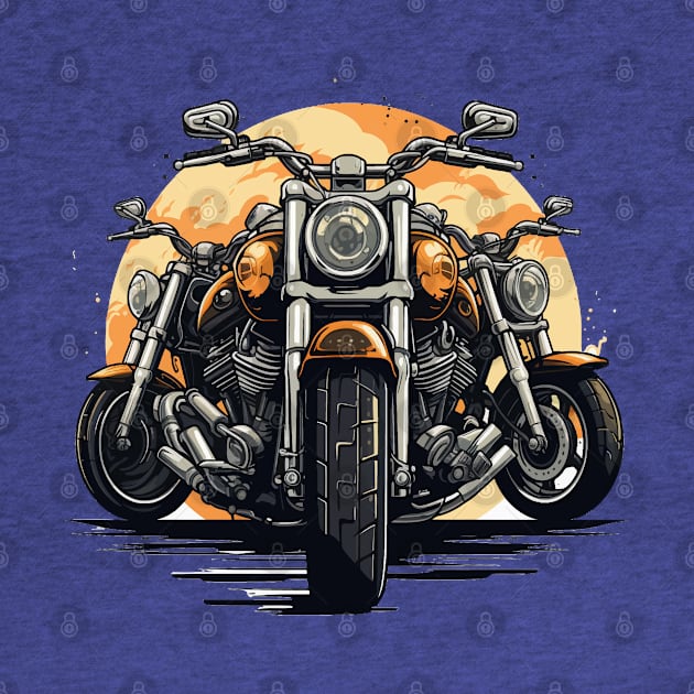 Dirt Bike Illustration by Mako Design 